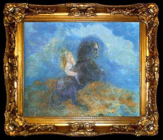framed  Odilon Redon The Valkyrie, ta009-2